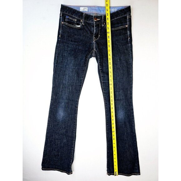 Gap 1969 27X33 Womens Curvy Blue Denim Size 27/4R 5 Pocket Jeans Cotton Elastane - Picture 7 of 12
